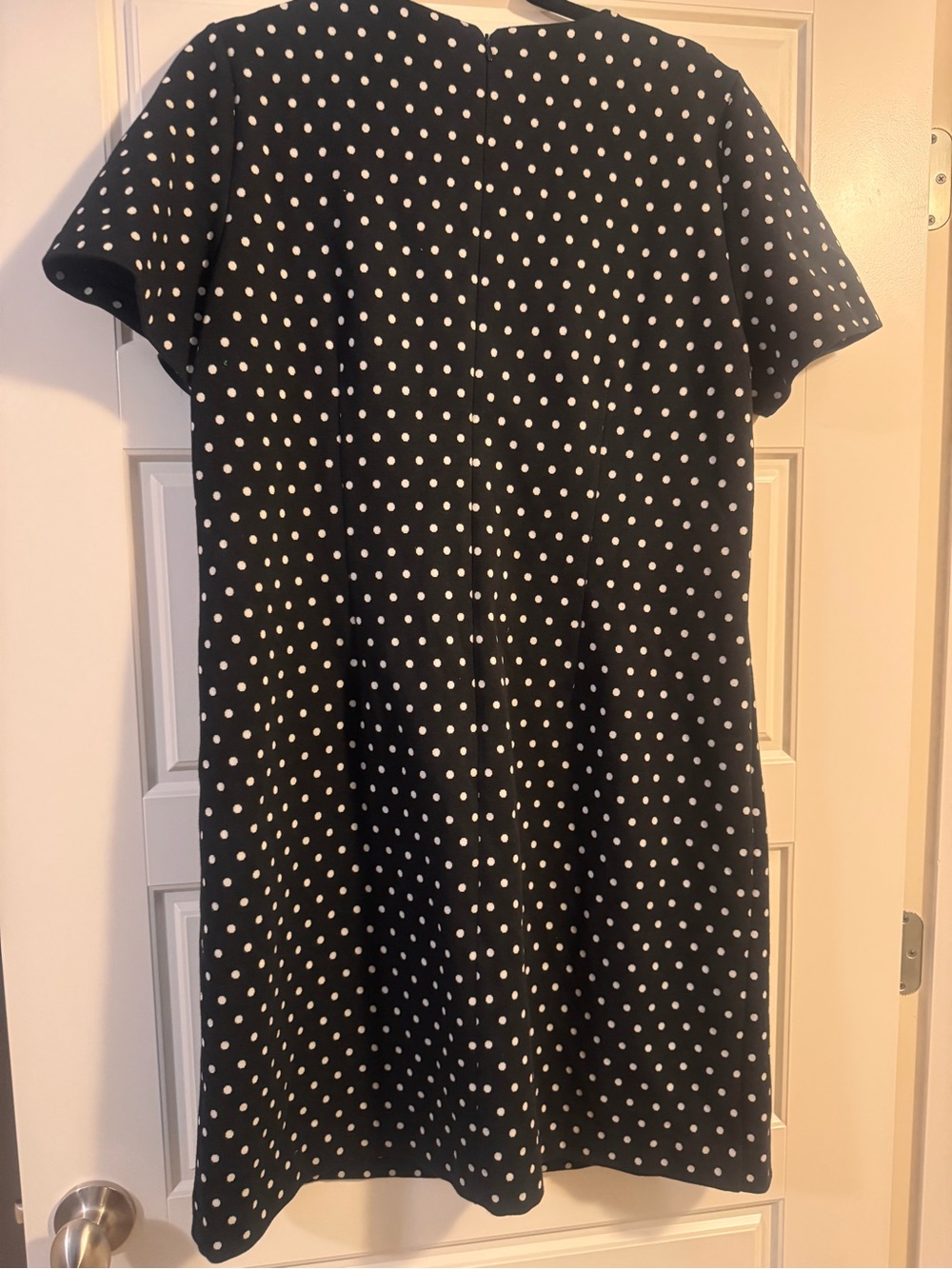 Ann Taylor Black and White Polka Dot Mini Dress